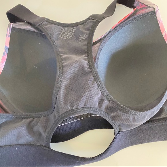 🍋2/$20 DOMYOS Women’s 500 Fitness Cardio Training Sports Bra Floral Print XS - Picture 12 of 14